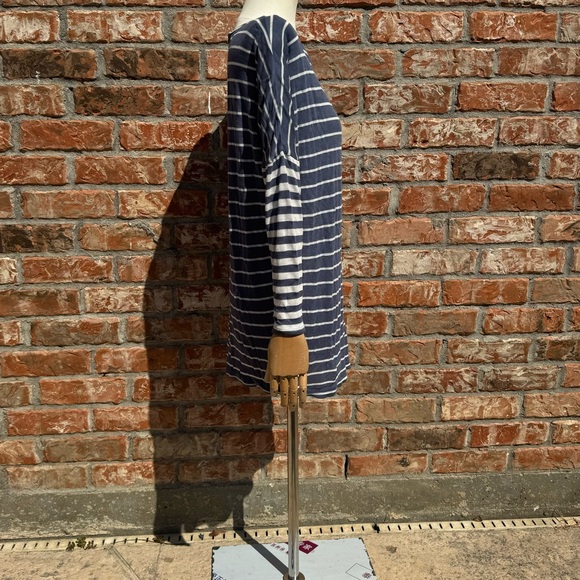 Atmosphere blue and white striped long sleeve top / S / Excellent condition - Picture 7 of 12